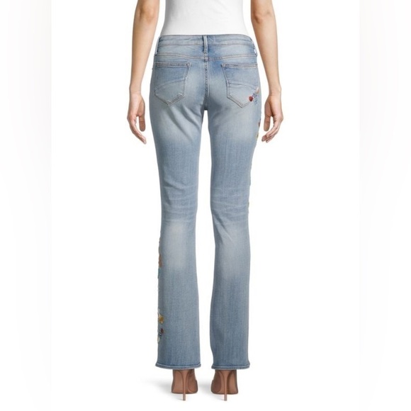 DRIFTWOOD Kelly Floral Embroidered Flared Jeans - Picture 2 of 13